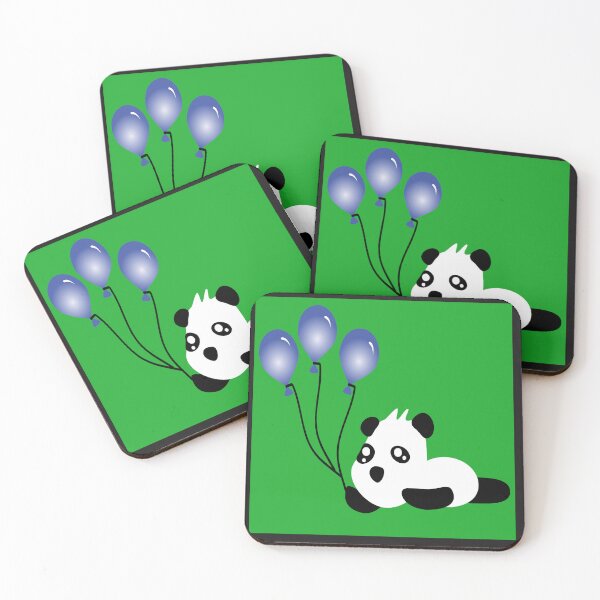 Item preview, Cute panda with balloons. designed and sold by RG786.