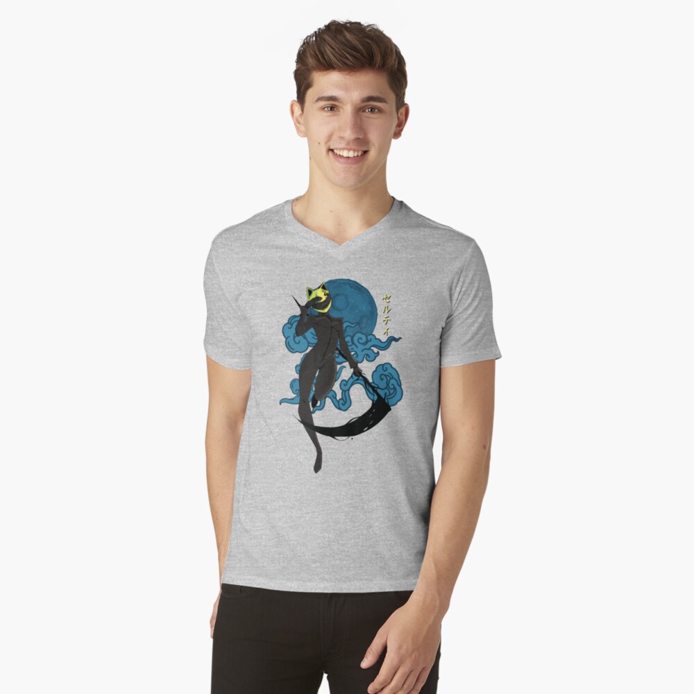 Aperçu de l'œuvre T-shirt col V créée et vendue par reelanimedragon.