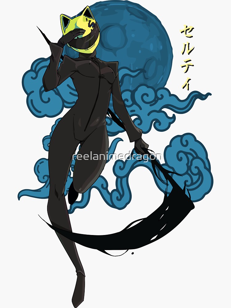 Aperçu 3 sur 3. Sticker avec l'œuvre Celty Sturluson créée et vendue par reelanimedragon.