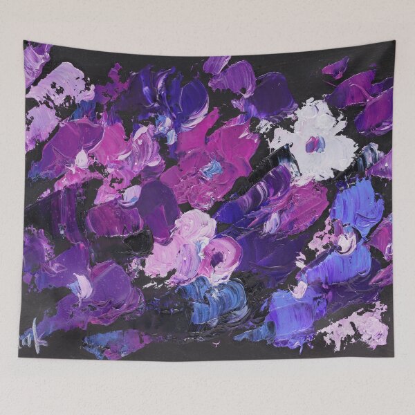 Item preview, Purple Hydrangea Oil Painting Print designed and sold by NatalyMak.