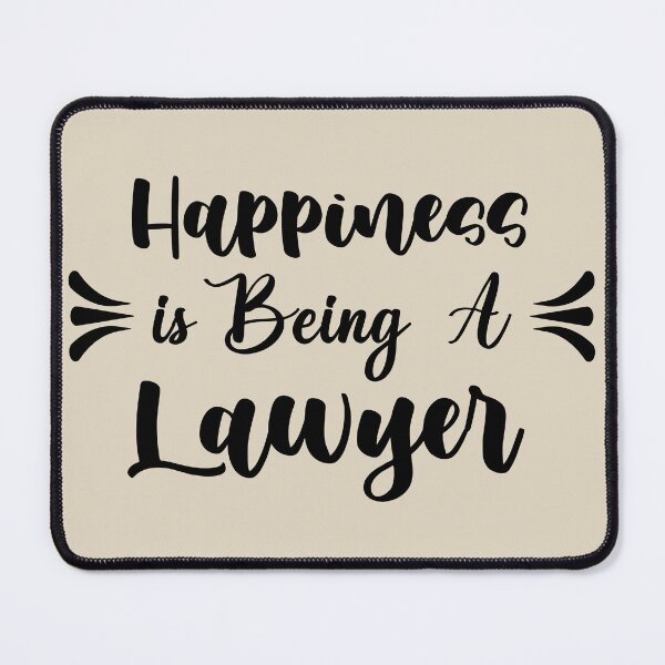 Item preview, Happiness Is Being A Lawyer - Funny Lawyer Quote Gift Idea For Men and Womens designed and sold by Mmmm3344.