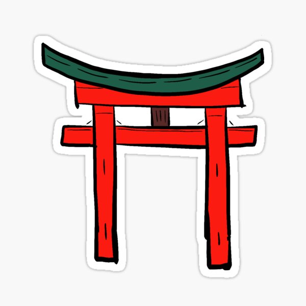 Japanese Gate Stickers for Sale Redbubble