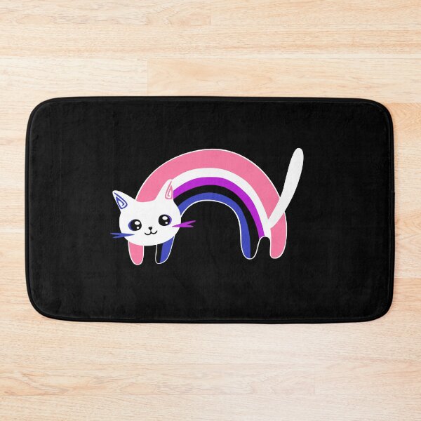 Item preview, Subtle Genderfluid Cat. genderfluid  cats. genderfluid kitty designed and sold by tiredandbored.