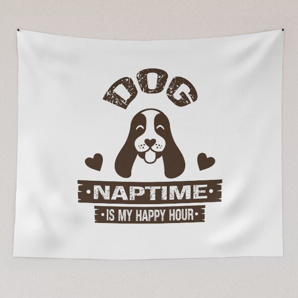Item preview, Simple Dog Naptime Is My Happy Hour Funny Dog Nap Lovers Gift designed and sold by pedrored369.