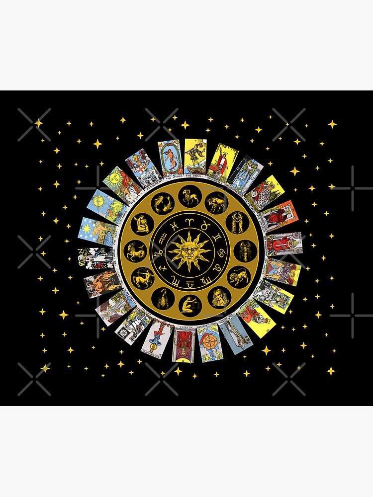 Wheel of the Zodiac Astrology Chart the Major Arcana Tarot