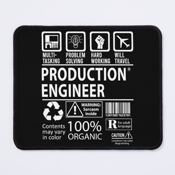 Item preview, Production Engineer T Shirt - MultiTasking Certified Job Gift Item Tee designed and sold by sabinacsnm.