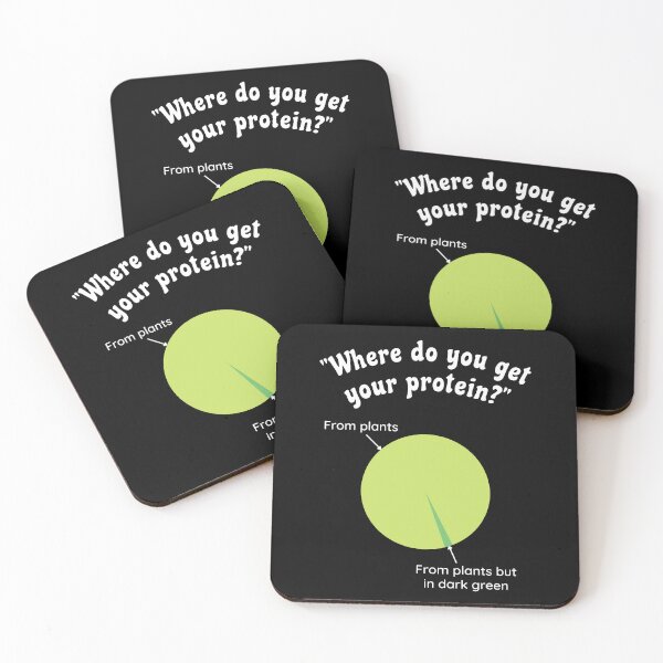 Item preview, WHERE DO YOU GET YOUR PROTEIN? (WHITE) designed and sold by lucascadeur.