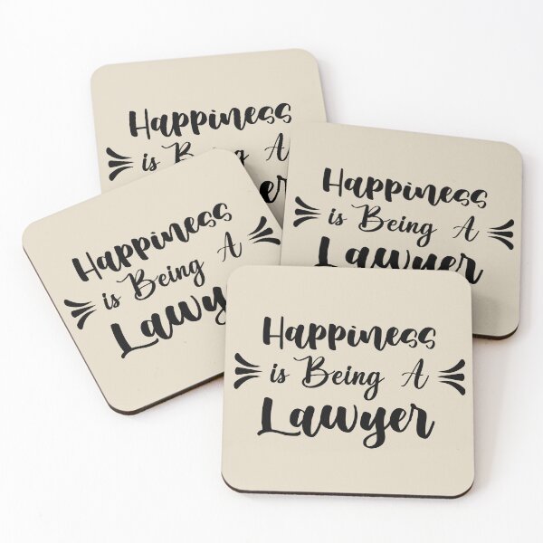 Item preview, Happiness Is Being A Lawyer - Funny Lawyer Quote Gift Idea For Men and Womens designed and sold by Mmmm3344.