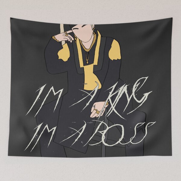 Item preview, i'm a king, i'm a boss - agust d designed and sold by alyssamichellex.