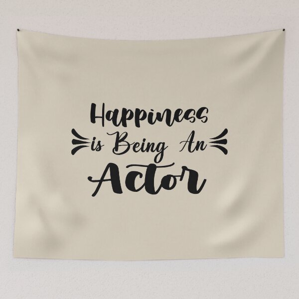 Item preview, Happiness Is Being An Actor - Funny Actor Quote Gift Idea For Men and Womens designed and sold by Mmmm3344.