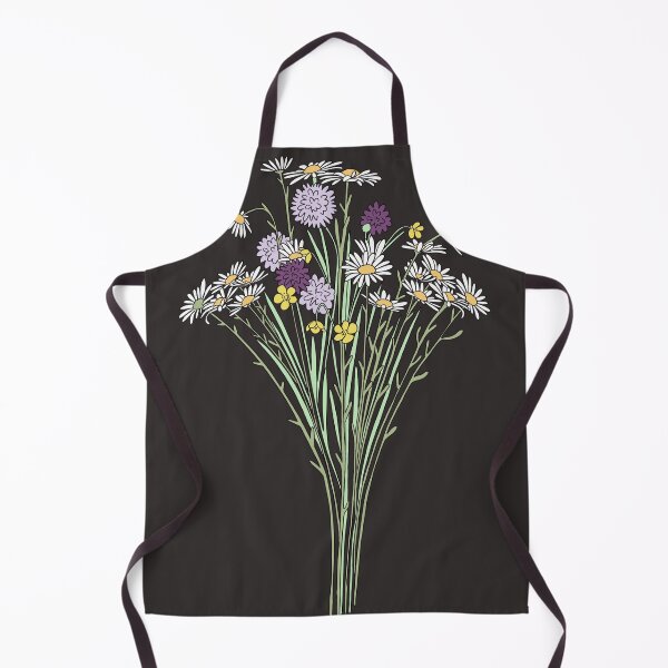 Item preview, Daisies and Wildflowers On Black designed and sold by Adam Regester.