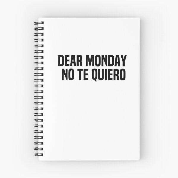 Item preview,  Dear Monday No Te Quiero designed and sold by melshirt-shop.
