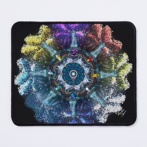 Item preview, God Of War inspired Worldflower, Digital Art designed and sold by Random Shern Creations.