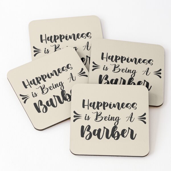 Item preview, Happiness Is Being A Barber - Funny Barber Quote Gift Idea For Men and Womens designed and sold by Mmmm3344.