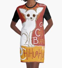 Chi Blanco Graphic T-Shirt Dress
