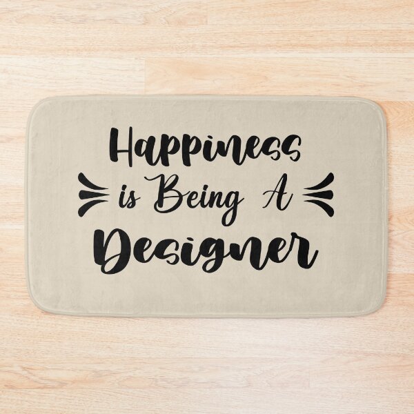 Item preview, Happiness Is Being A Designer - Funny Designer Quote Gift Idea For Men and Womens designed and sold by Mmmm3344.