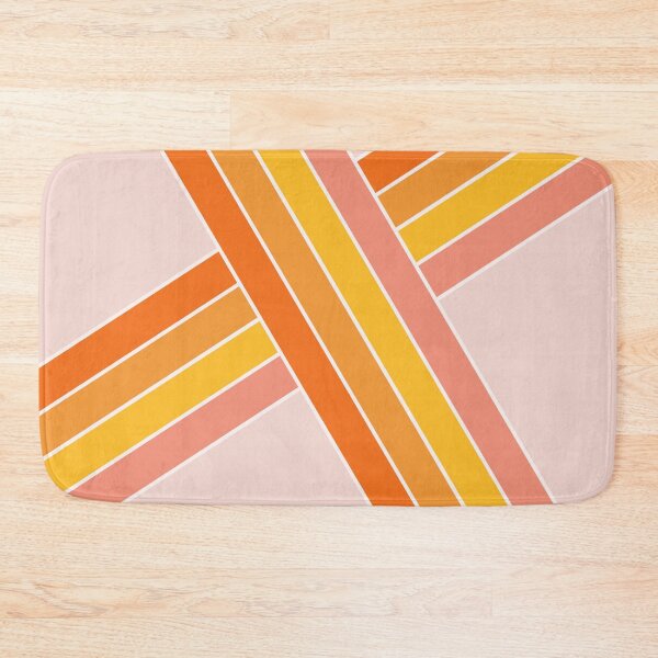 Item preview, Pink, yellow and orange retro stripes designed and sold by BattaAnastasia.