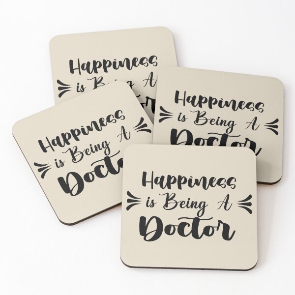 Item preview, Happiness Is Being A Doctor - Funny Doctor Quote Gift Idea For Men and Womens designed and sold by Mmmm3344.