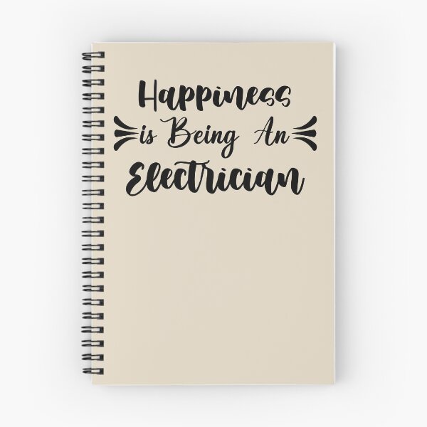 Item preview, Happiness Is Being A Electrician - Funny Electrician Quote Gift Idea For Men and Womens designed and sold by Mmmm3344.