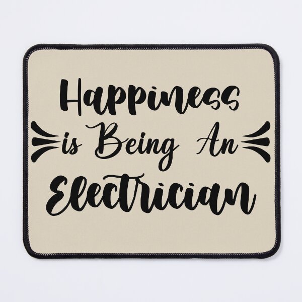Item preview, Happiness Is Being A Electrician - Funny Electrician Quote Gift Idea For Men and Womens designed and sold by Mmmm3344.