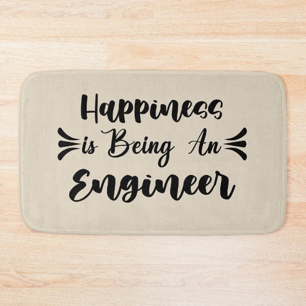 Item preview, Happiness Is Being A Engineer - Funny Engineer Quote Gift Idea For Men and Womens designed and sold by Mmmm3344.