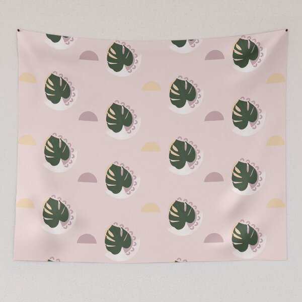 Item preview, Mid Century Palm - Pink, Purple, Yellow designed and sold by Jasrese.