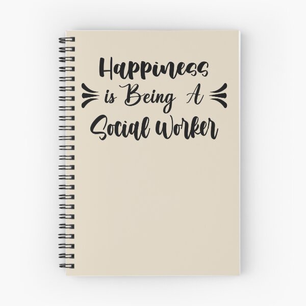 Item preview, Happiness Is Being A Social Worker - Funny Social Worker Quote Gift Idea For Men and Womens designed and sold by Mmmm3344.
