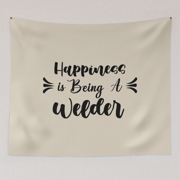 Item preview, Happiness Is Being A Welder - Funny Welder Quote Gift Idea For Men and Womens designed and sold by Mmmm3344.