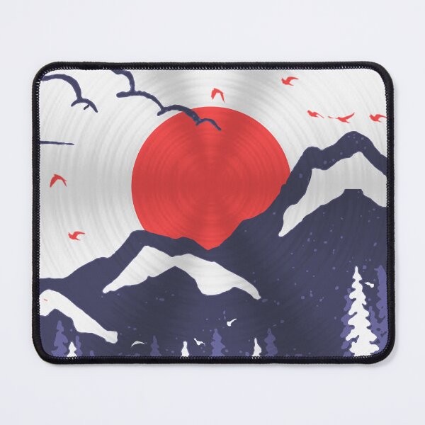 Item preview, Vinyl Tree-blend in the mountains T-Shirt designed and sold by MeticArts.