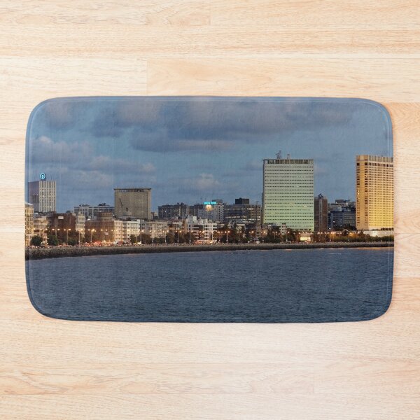 Item preview, Nariman point Skyline, Marine Drive, India, Mumbai, India,Modern art, Wall art, Print, Minimalistic, Modern personalised gifts, custom printed gifts. Photographic Print. designed and sold by CameraDesign.