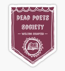 Society Crest (Burgundy) Sticker