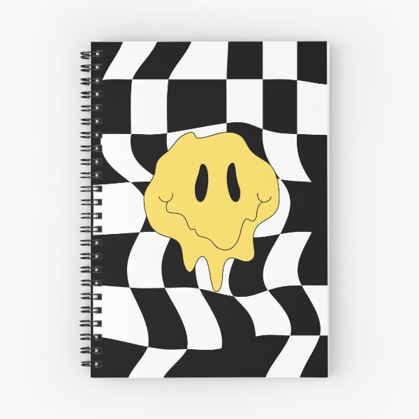 Item preview, Trippy distorted smiley face and checkers designed and sold by thehappylot.
