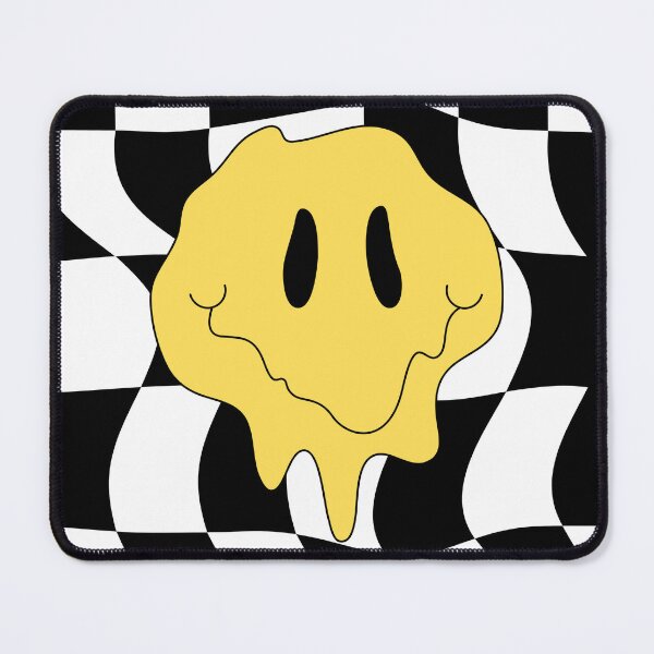 Item preview, Trippy distorted smiley face and checkers designed and sold by thehappylot.
