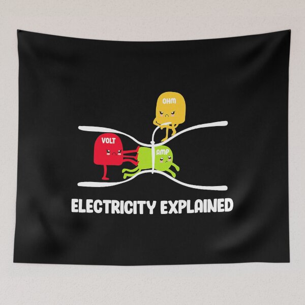 Item preview, Electricity Explained Volt Ohm Amp Funny Electrician designed and sold by SageTobias.