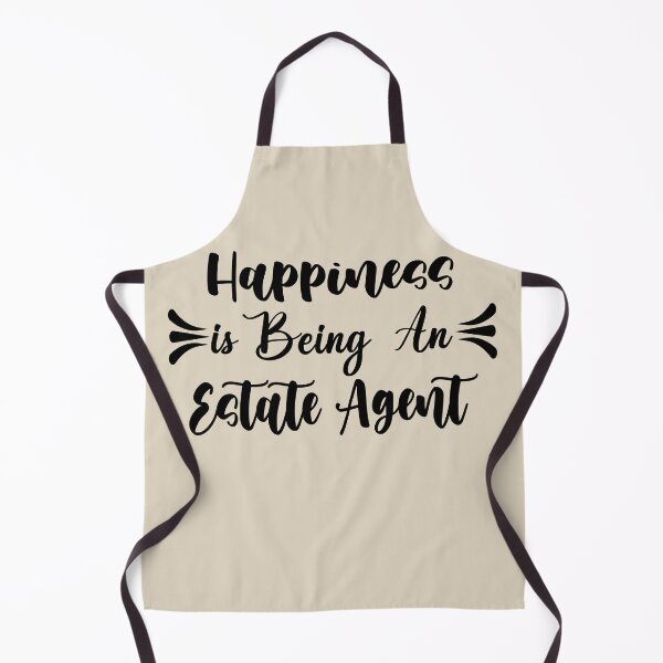 Item preview, Happiness Is Being A Estate Agent - Funny Estate Agent Quote Gift Idea For Men and Womens designed and sold by Mmmm3344.