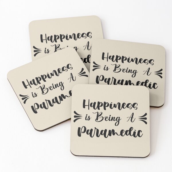 Item preview, Happiness Is Being A Paramedic - Funny Paramedic Quote Gift Idea For Men and Womens designed and sold by Mmmm3344.