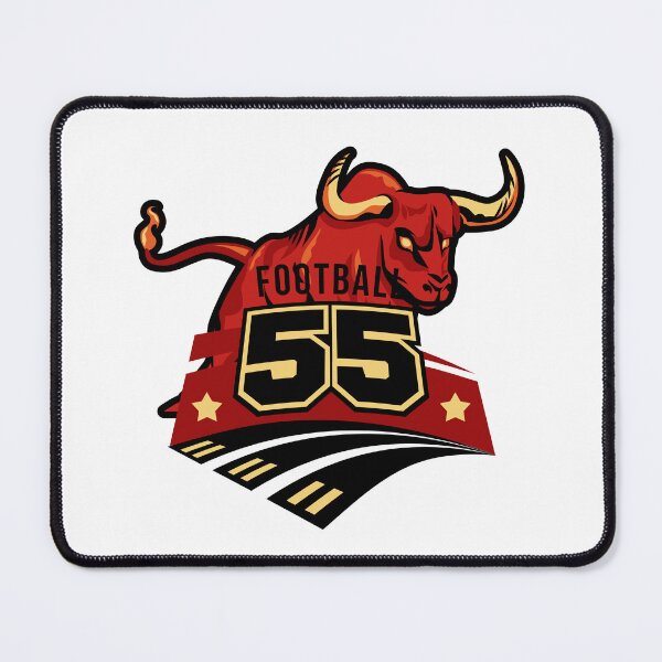 Item preview, Esports animal emblem Bull with American football designed and sold by Scopestor.