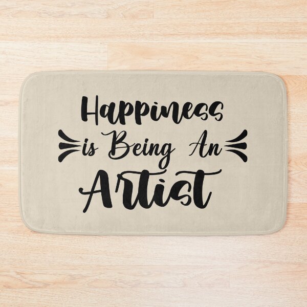 Item preview, Happiness Is Being A Artist - Funny Artist Quote Gift Idea For Men and Womens designed and sold by Mmmm3344.