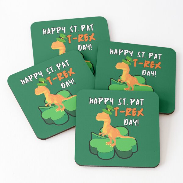 Item preview,  Happy St. PAT T-REX Day- Funny Dinosaur designed and sold by BronikowskiART.