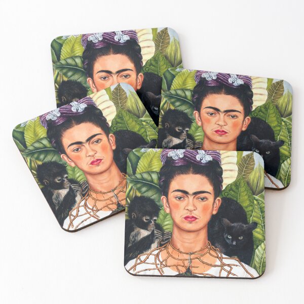 Item preview, Frida Kahlo - Thorn Necklace & Hummingbird HD designed and sold by vintageemporium.