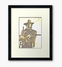 CLINT EASTWOOD Framed Print