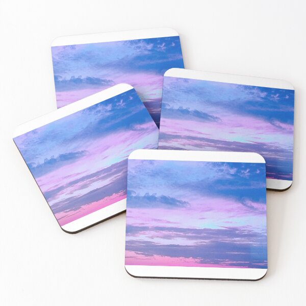 Item preview, A bluer feel pink sunset designed and sold by megami-dreams.