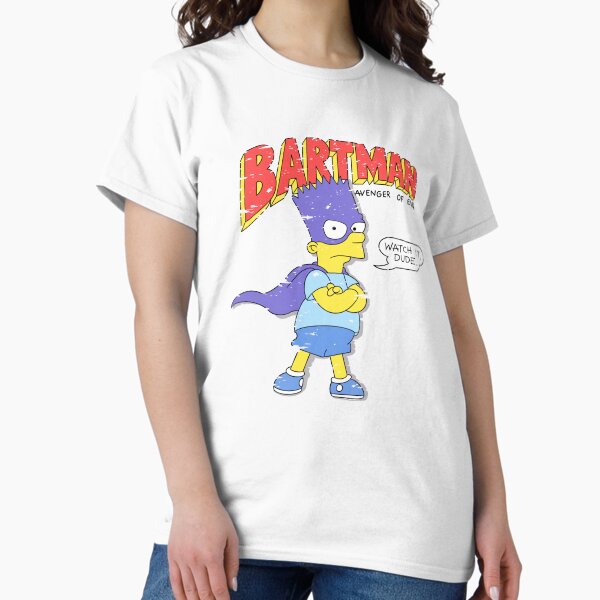 Item preview, Bartman Distressed retro 80’s shirt vintage look designed and sold by ElBarto1.