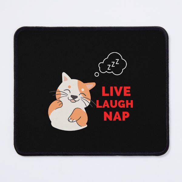 Item preview, Copy of Live Laugh Nap - Black And Red Simple Font - Funny Meme Sarcastic Satire designed and sold by ExploreTheStore.
