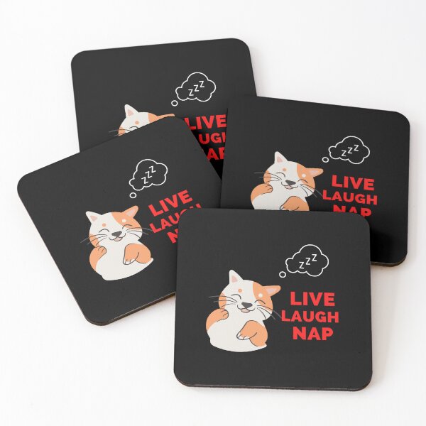 Item preview, Copy of Live Laugh Nap - Black And Red Simple Font - Funny Meme Sarcastic Satire designed and sold by ExploreTheStore.