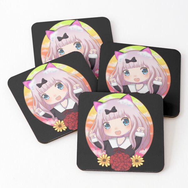 Item preview, chika fujiwara husbu kei nagisa chibi neko sticker love is war anime designed and sold by MarianVLG.