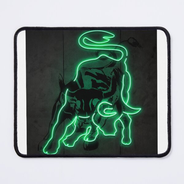 Item preview, Neon Wall Street Bull Motivational Stock Market Forex Trading Inspiration Gift For Trader designed and sold by SuccessHunters.