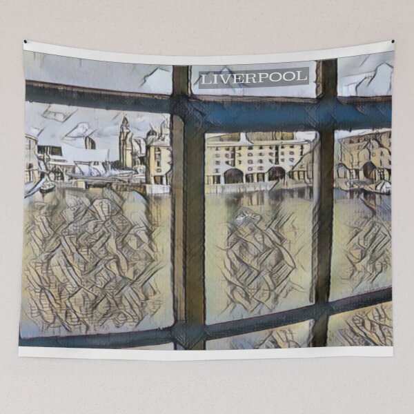 Item preview, "Liverpool Two" art on video frame designed and sold by TeaMugPhrases.