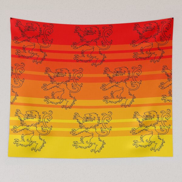 Item preview, Heraldic Lion on Contemporary Background designed and sold by geekymindus.