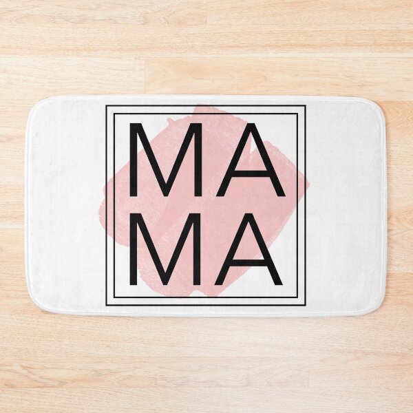 Item preview, MAMA - abstract framed pink watercolor mom design designed and sold by pixxart.